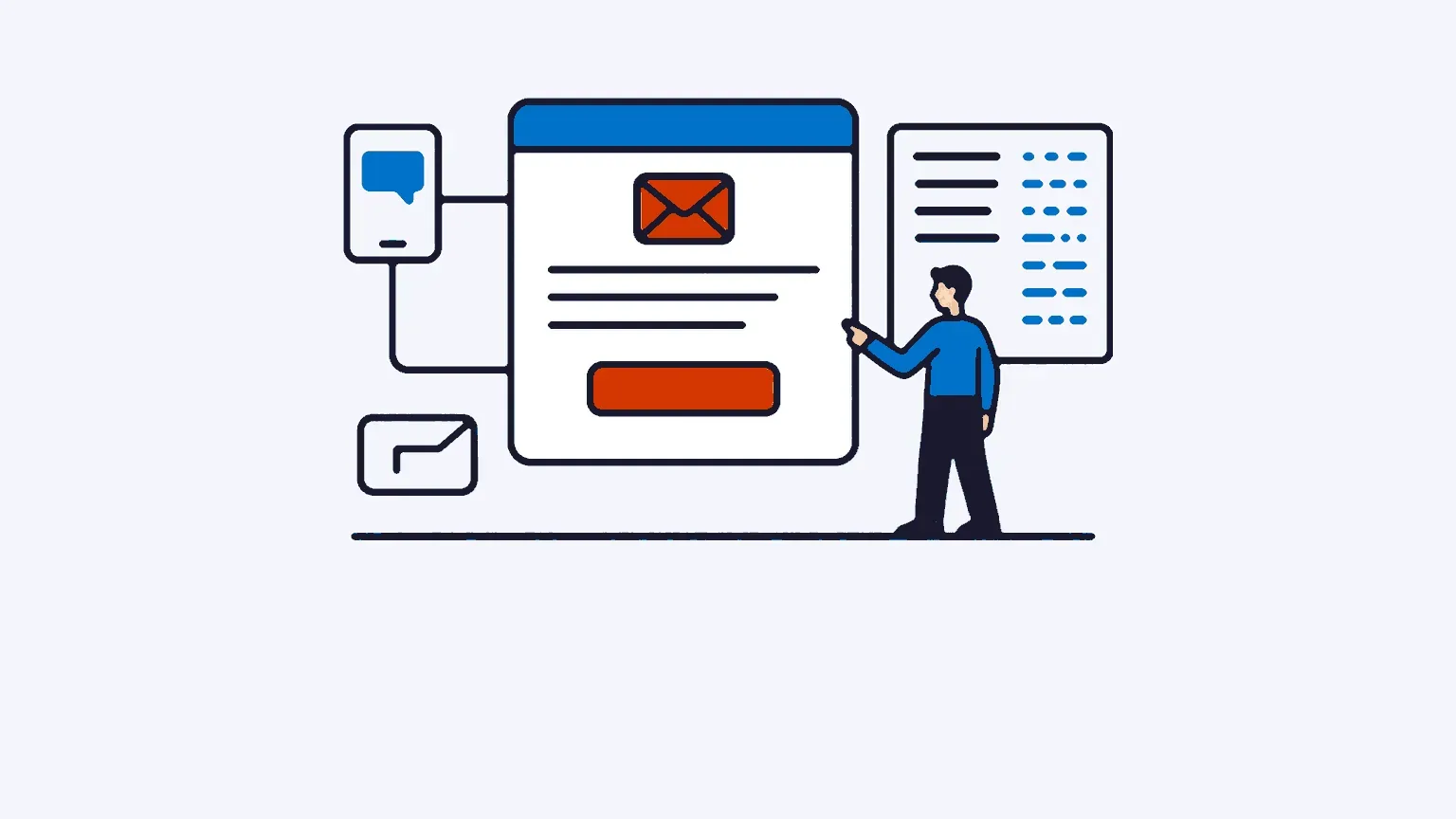 Illustration: Email marketing statistics: key figures by sector