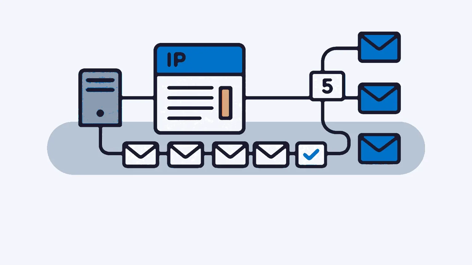 Illustration: Email deliverability rate: how to measure and improve it