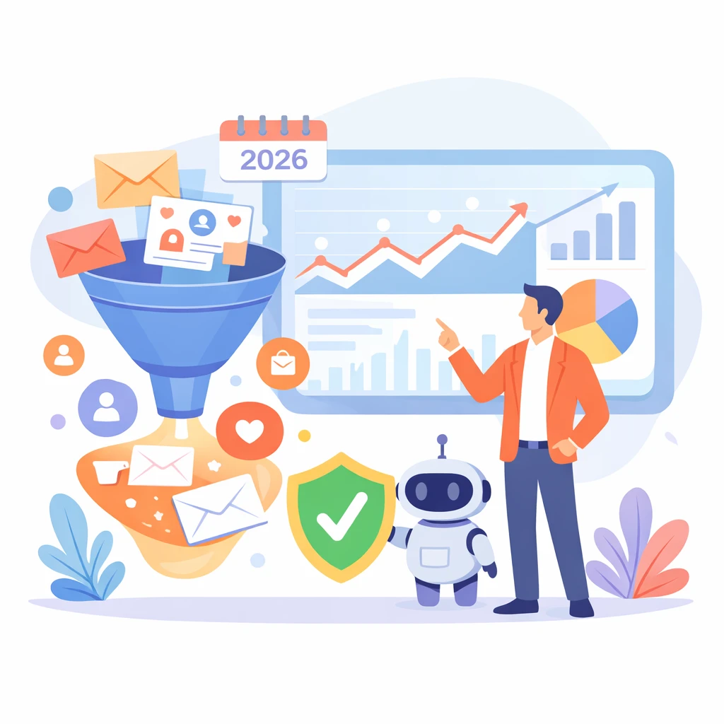 Illustration pour l'article Tendances email marketing 2026